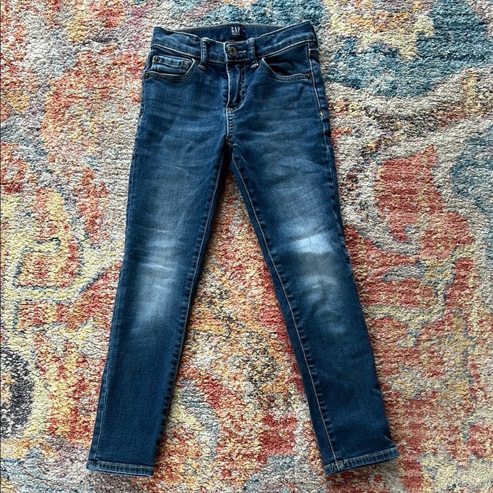 GAP Blue Slim Fit Jeans with Faded Effect